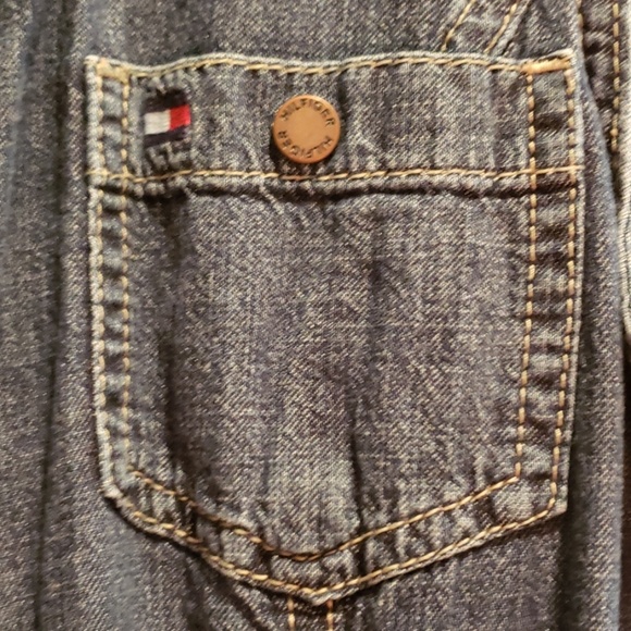 Tommy Hilfiger Womens Snap Front Denim Dress - Picture 3 of 5